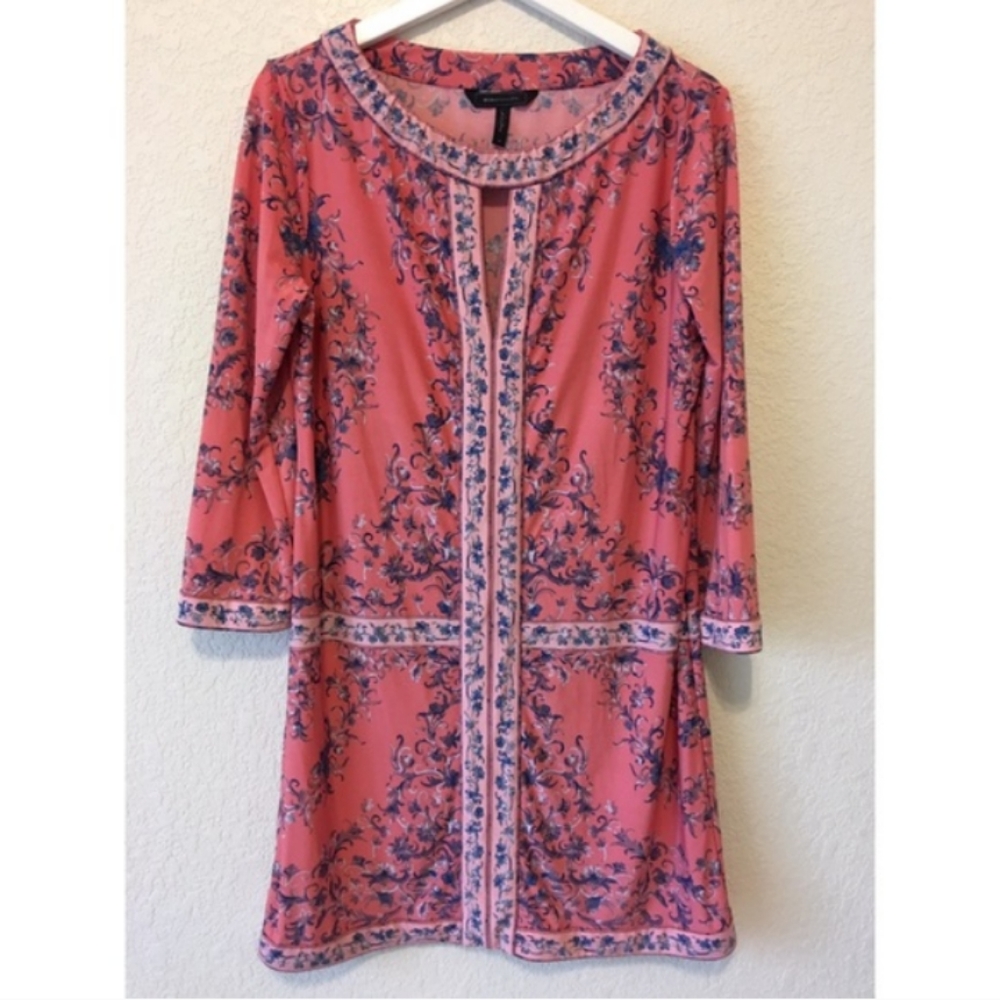 BCBGMaxariza KEYHOLE SHIFT DRESS